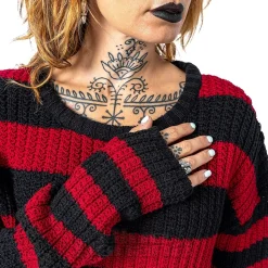 Heartless Isadora Jumper (Black/Red)
