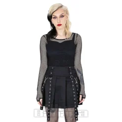 Heartless Louella Mini Skirt (Black)