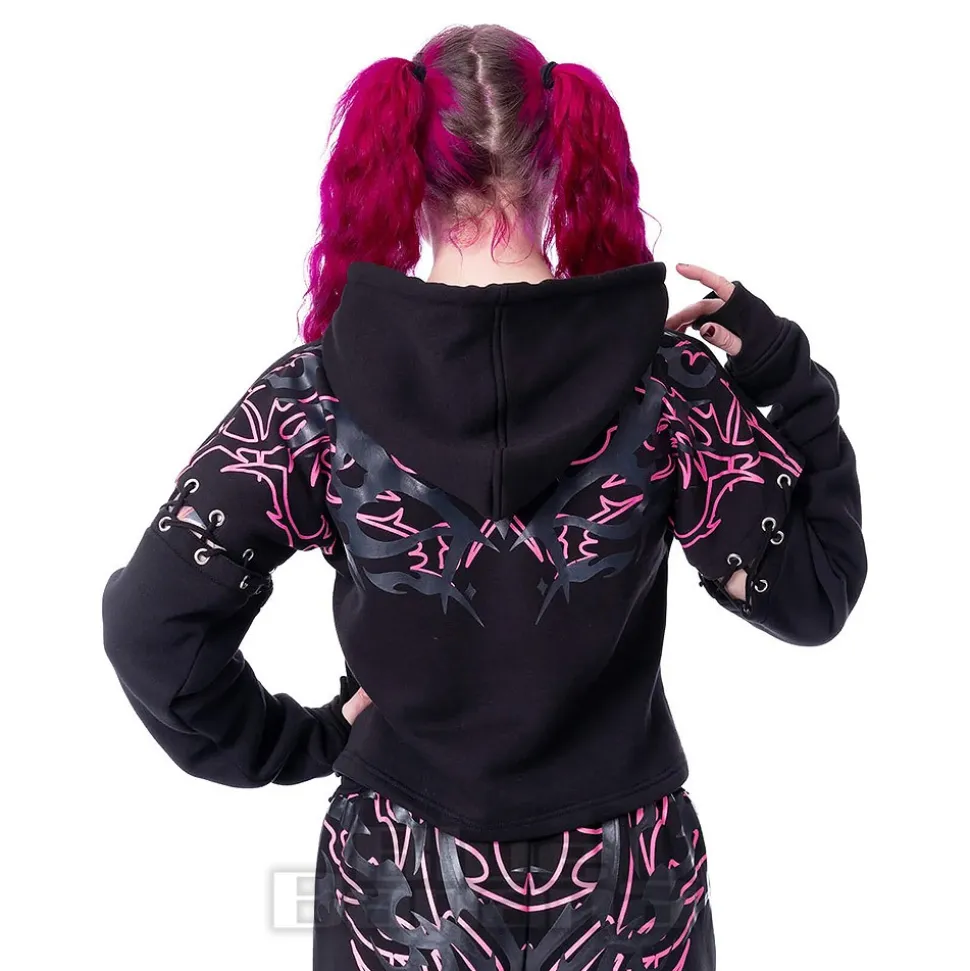 Heartless Thornchant Hoodie (Black/Pink)