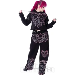 Heartless Thornchant Hoodie (Black/Pink)
