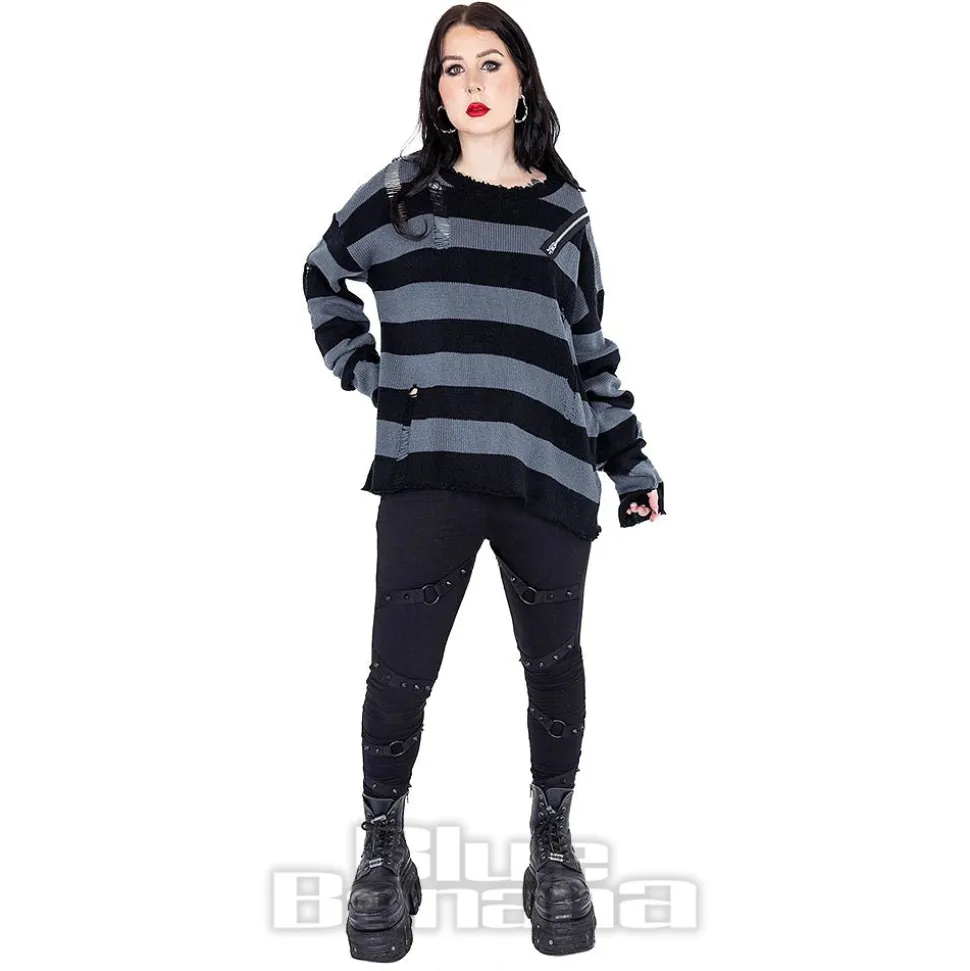 Heartless Your Worst Nightmare Jumper (Black/Grey)