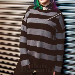 Heartless Your Worst Nightmare Jumper (Black/Grey)