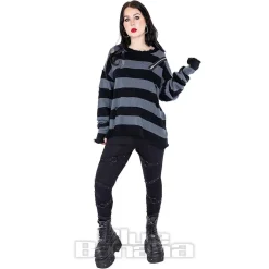 Heartless Your Worst Nightmare Jumper (Black/Grey)
