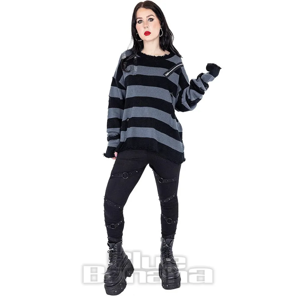 Heartless Your Worst Nightmare Jumper (Black/Grey)