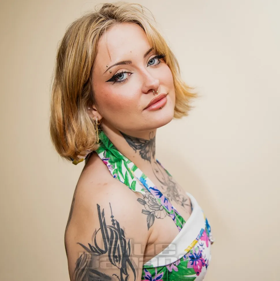 Hearts & Roses Summer Day Mini Dress (Multicolour)
