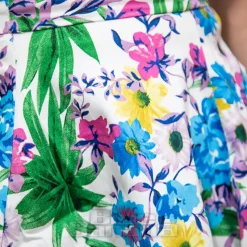 Hearts & Roses Summer Day Mini Dress (Multicolour)