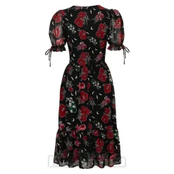 Hell Bunny Blooming Elle Dress (Black)