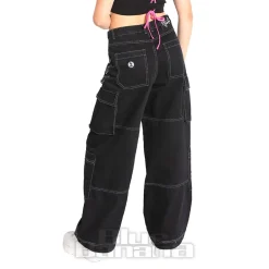 Hell Bunny Cameron Denim Jeans (Black)