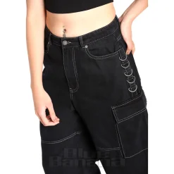 Hell Bunny Cameron Denim Jeans (Black)
