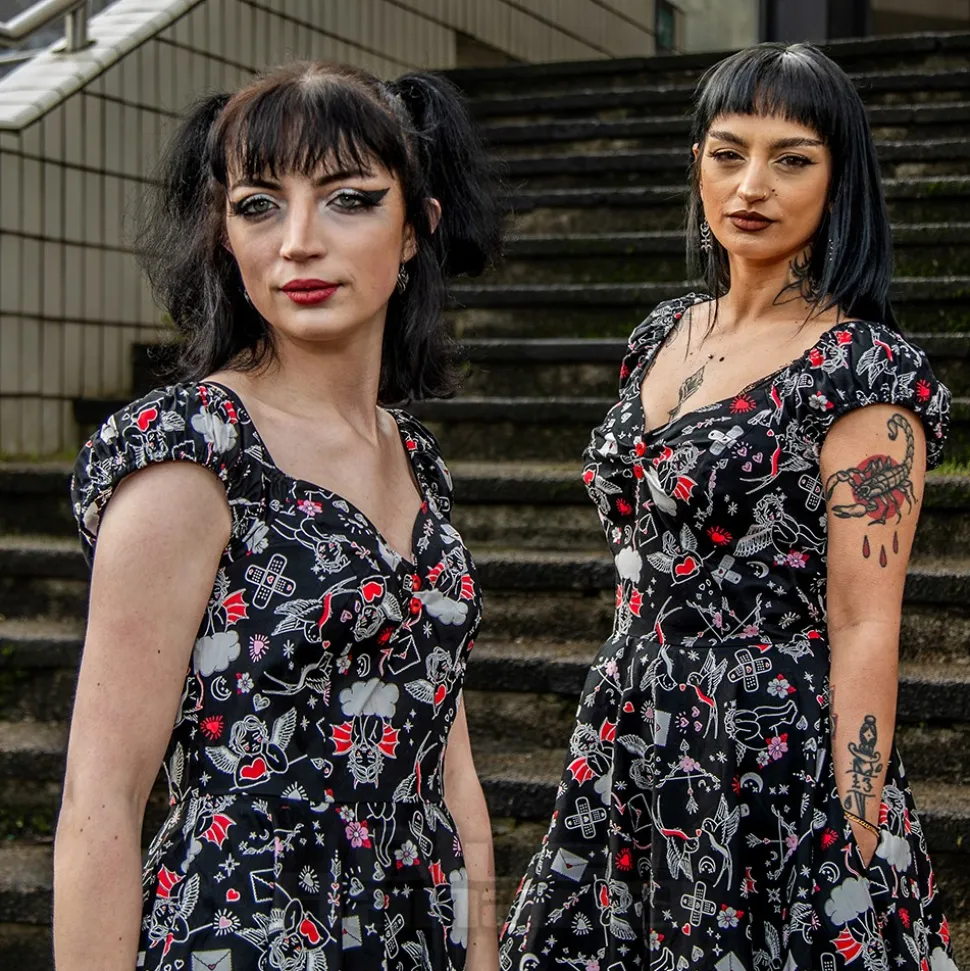 Hell Bunny Charlie Dress (Black)