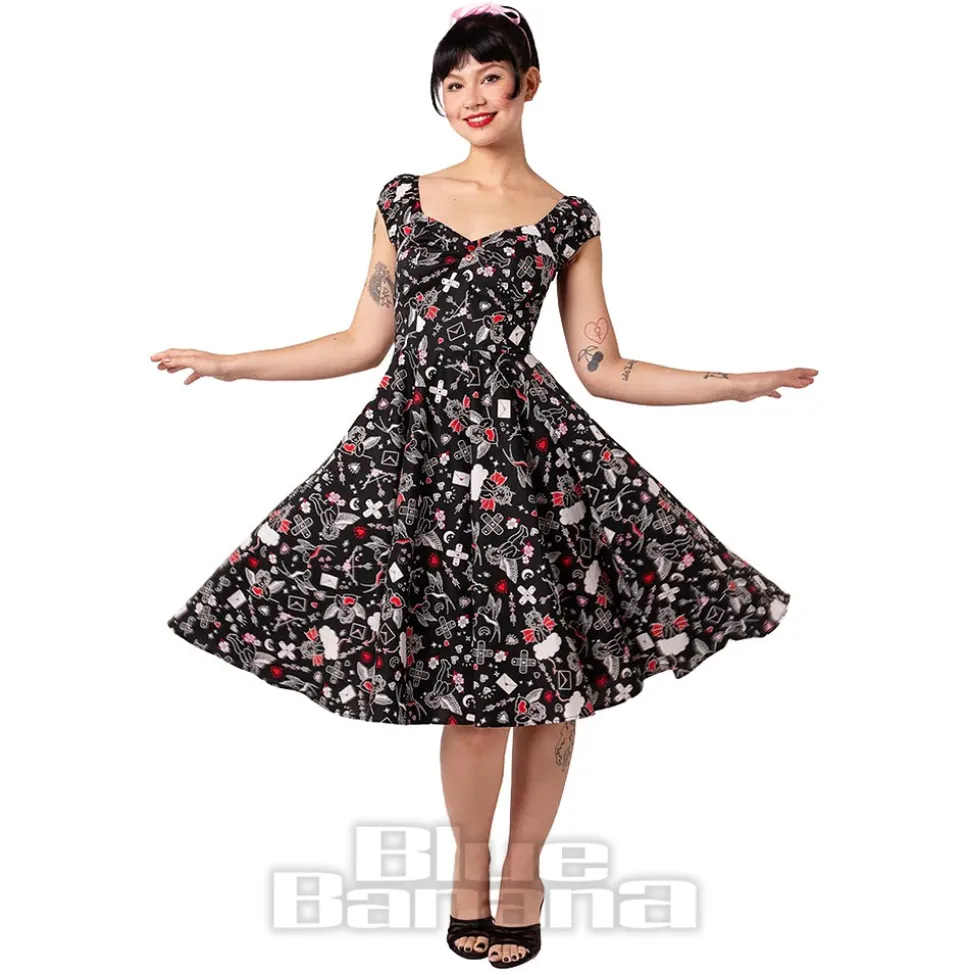 Hell Bunny Charlie Dress (Black)