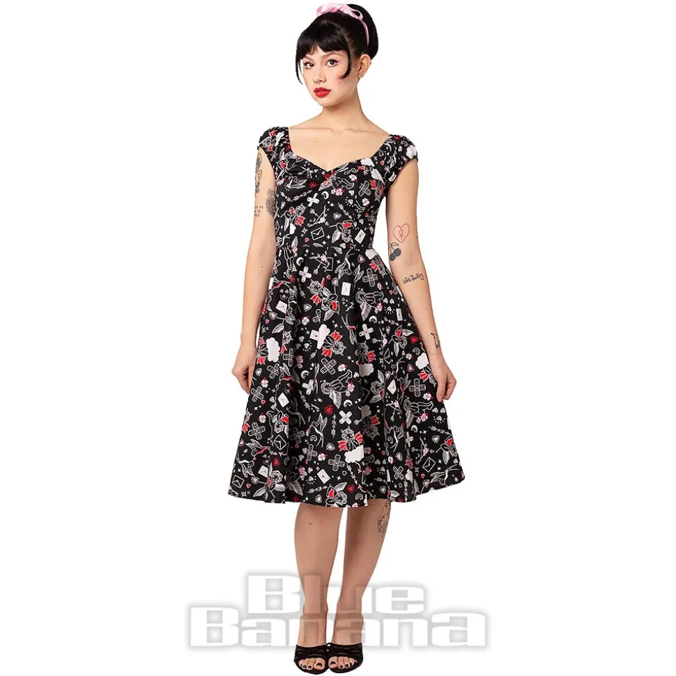 Hell Bunny Charlie Dress (Black)