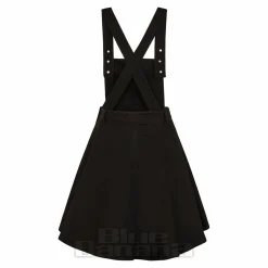 Hell Bunny Dakota Pinafore Dress (Black)