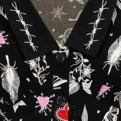 Hell Bunny Leah Mini Dress (Black)