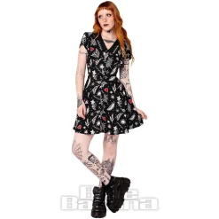 Hell Bunny Leah Mini Dress (Black)
