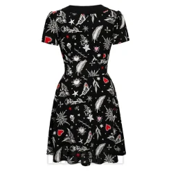 Hell Bunny Leah Mini Dress (Black)