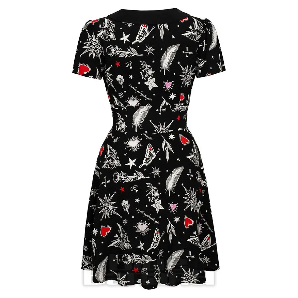 Hell Bunny Leah Mini Dress (Black)