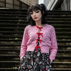Hell Bunny Lucie Cardigan (Pink)