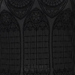 Hell Bunny Mea Culpa Midi Dress (Black)