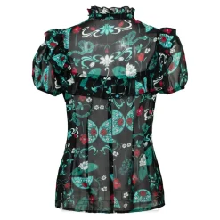 Hell Bunny Medea Blouse (Black)