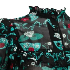 Hell Bunny Medea Blouse (Black)