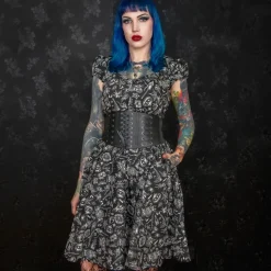 Hell Bunny Mischief Midi Dress (Black)