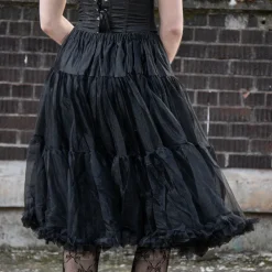 Hell Bunny Penelope Petticoat (Black)