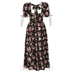 Hell Bunny Perfect Match Maxi Dress (Black)