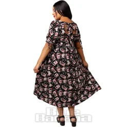 Hell Bunny Perfect Match Maxi Dress (Black)