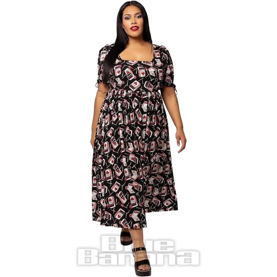 Hell Bunny Perfect Match Maxi Dress (Black)