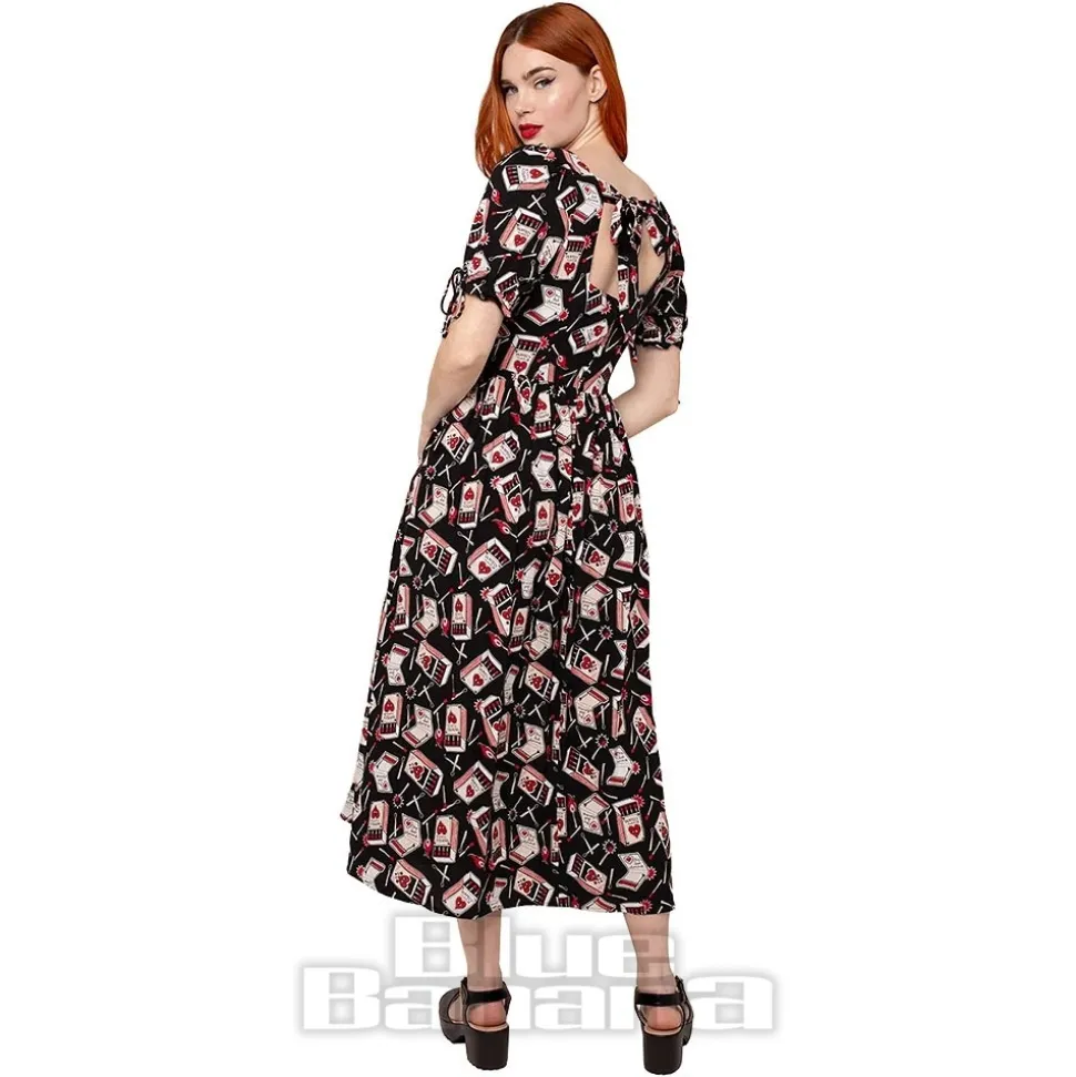 Hell Bunny Perfect Match Maxi Dress (Black)