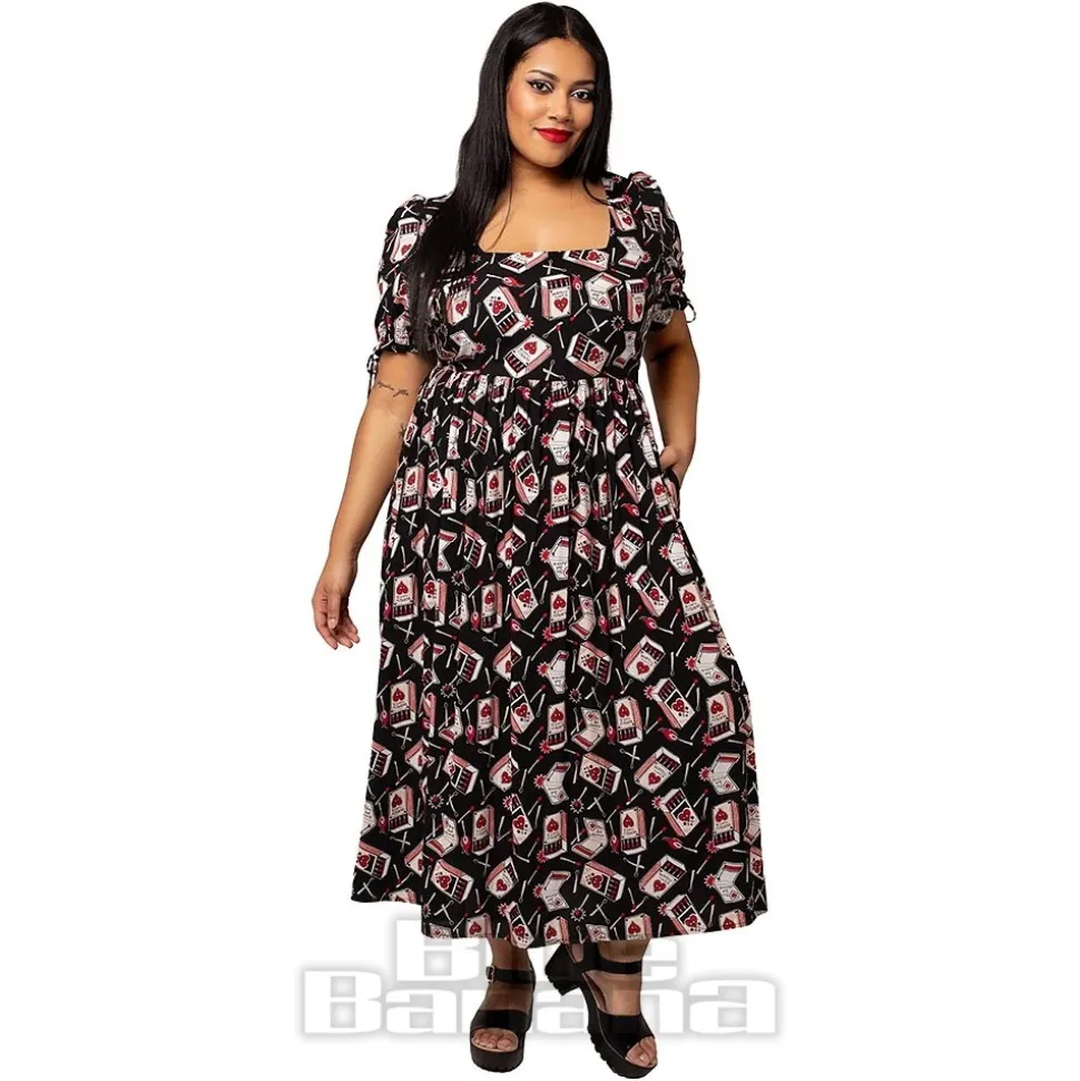Hell Bunny Perfect Match Maxi Dress (Black)