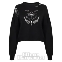 Hell Bunny Russula Jumper (Black)