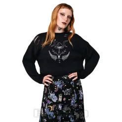 Hell Bunny Russula Jumper (Black)
