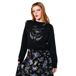 Hell Bunny Russula Jumper (Black)