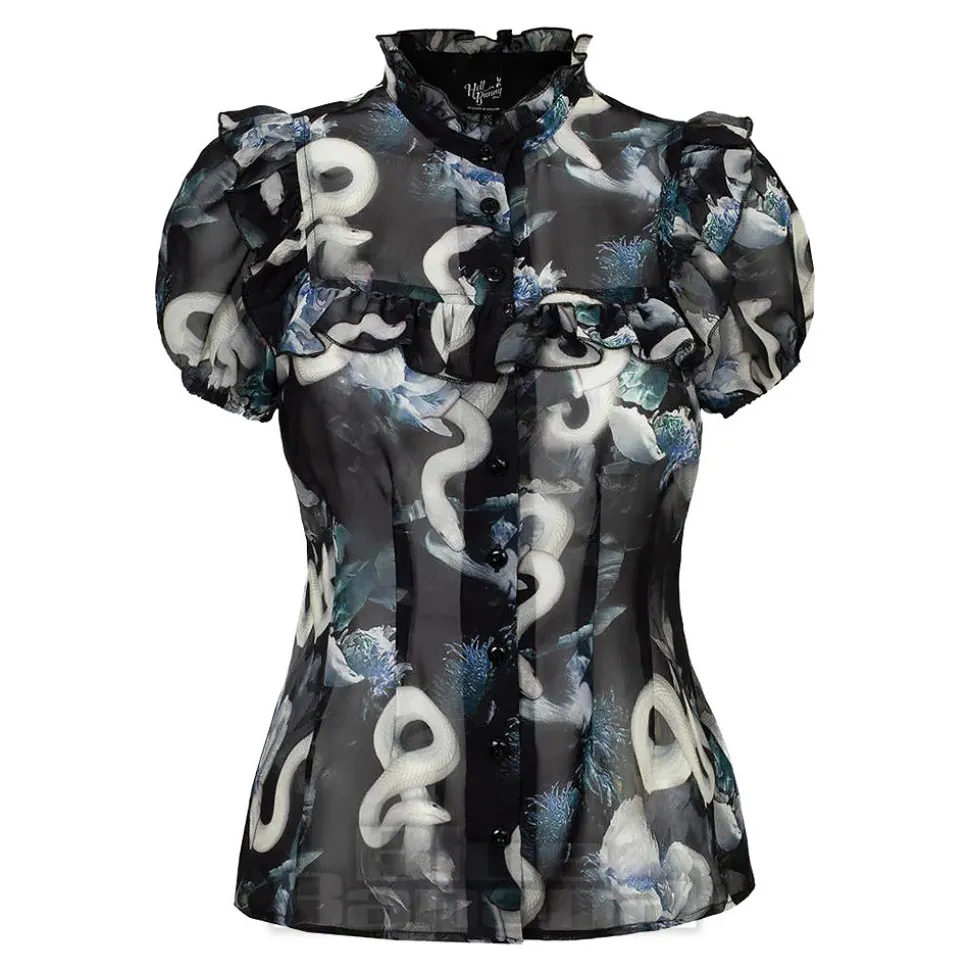 Hell Bunny Serpent Blouse (Multicolour)