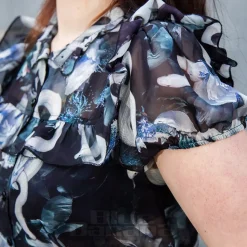 Hell Bunny Serpent Blouse (Multicolour)
