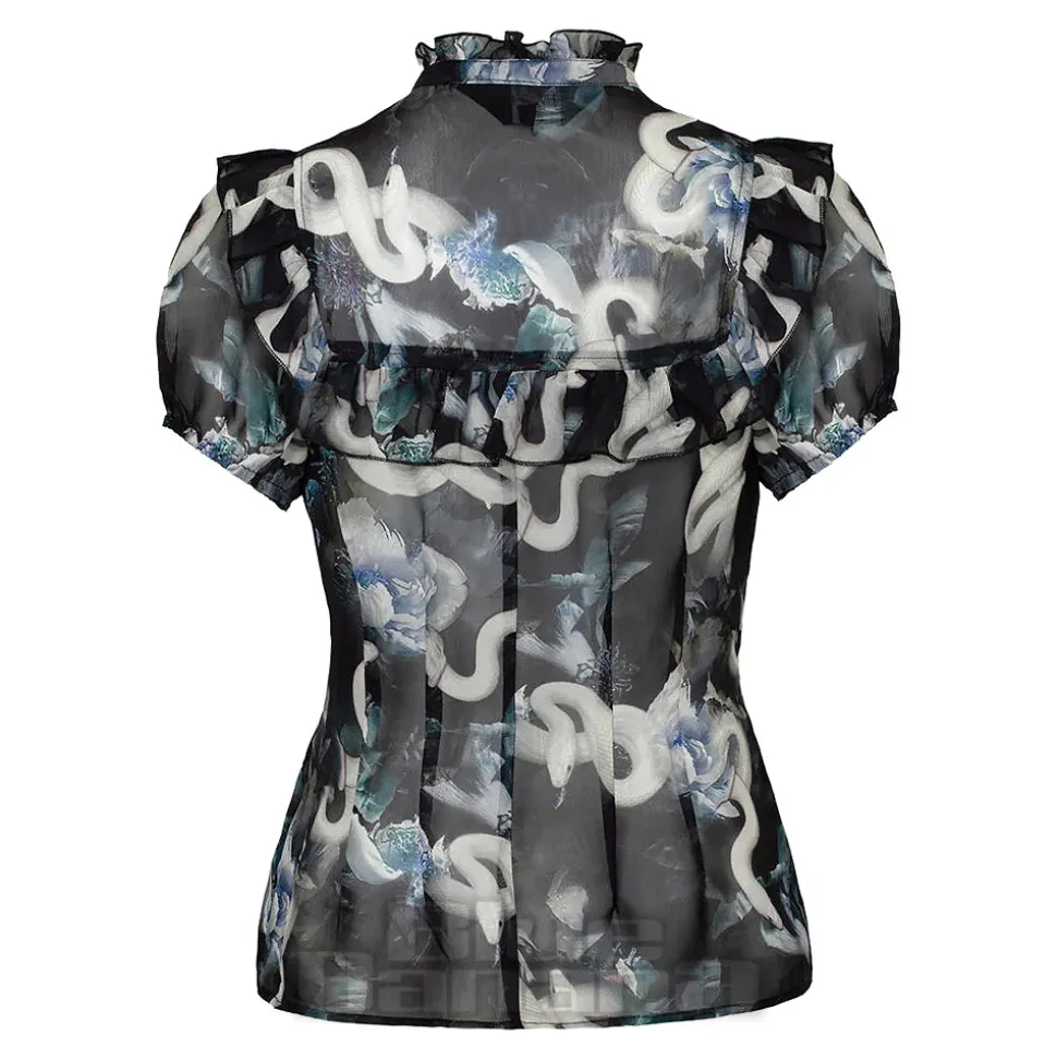 Hell Bunny Serpent Blouse (Multicolour)