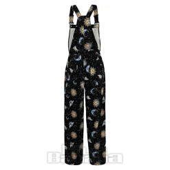 Hell Bunny Solaris Dungarees (Black)