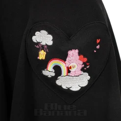 Hell Bunny X Care Bear Love-A-Lot Skirt (Black)