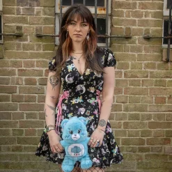 Hell Bunny X Care Bear Roxi Care Bears Dress (Black)
