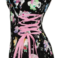 Hell Bunny X Care Bear Roxi Care Bears Dress (Black)