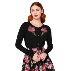 Hell Bunny Yuna Cardigan (Black)