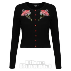 Hell Bunny Yuna Cardigan (Black)