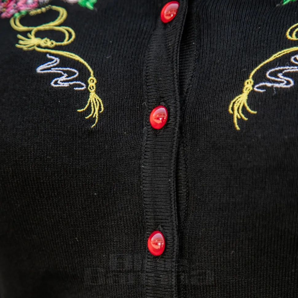 Hell Bunny Yuna Cardigan (Black)
