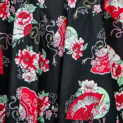 Hell Bunny Yuna Midi Dress (Black)
