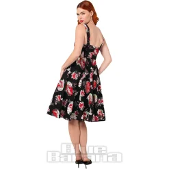 Hell Bunny Yuna Midi Dress (Black)