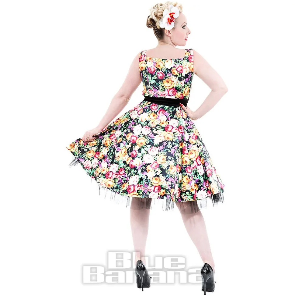H&R London Night Bloom Dress (Multicolour)