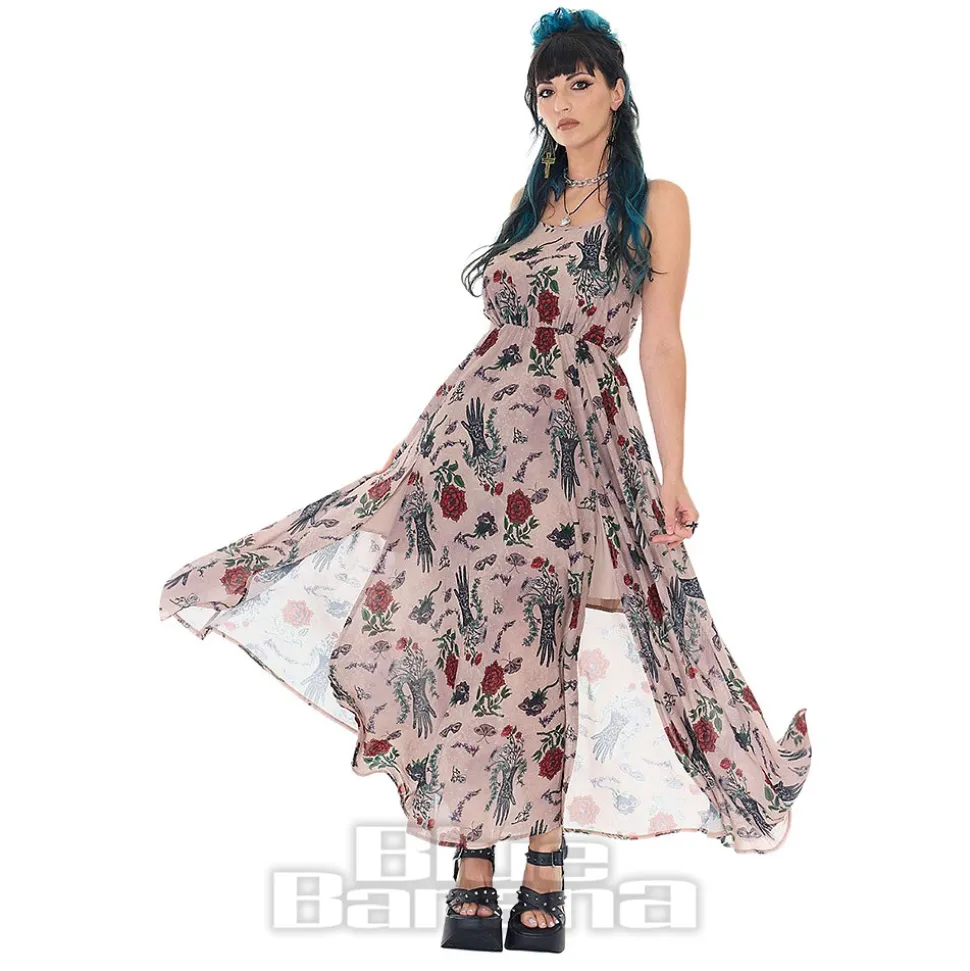 Jawbreaker Flower Spirit Maxi Dress (Multicolour)
