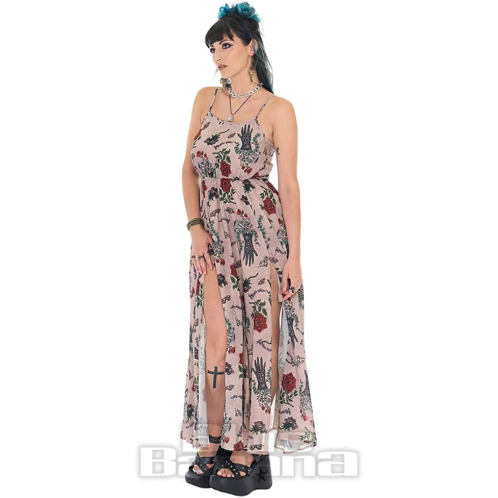 Jawbreaker Flower Spirit Maxi Dress (Multicolour)